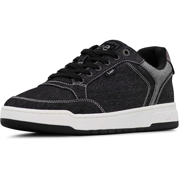 Leeです！ Amazon.com | Lee Men's Specter Retro Court Fashion Sneaker, Black